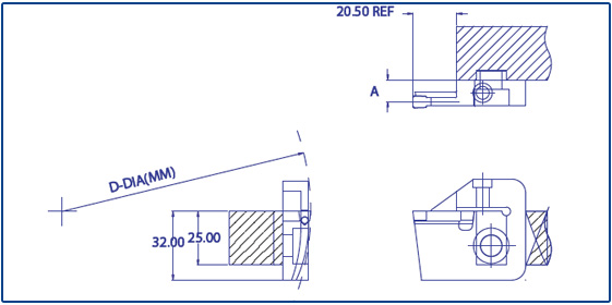 LH Curve - RH External - CAD Drawing